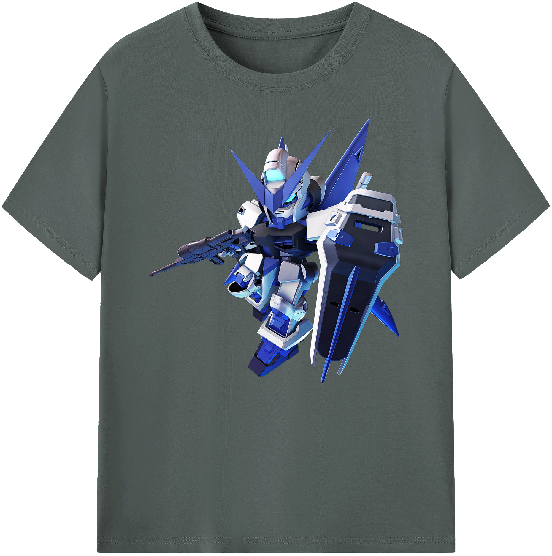 （画像用） 機動戦士ガンダム Mobile Suit Gundam 綿100％ メンズ半袖Tシャツ｜肌触りやわらか＆通気性